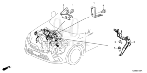 32742-59B-000 STAY, DRIVE BY WIRE HARNESS Rear