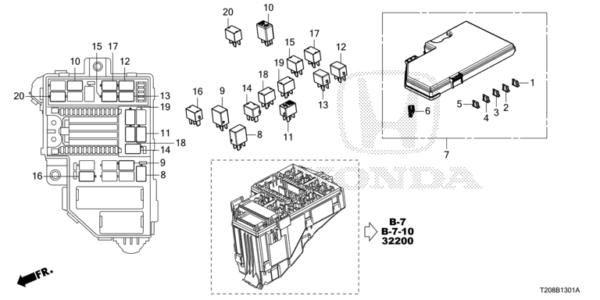 39794-TBA-A01 Injector Relay