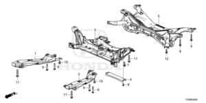 50300-TEA-T01 Rear Subframe