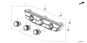 79610-T24-T71ZA SWITCH ASSY AUTO AIR
