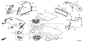 84620-T24-Z01ZA Trunk Lid Lining