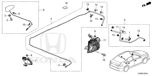 8A150-T20-A21ZJ Roof Antenna