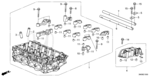 12100-5P6-J03 Cylinder Head