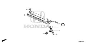 16450-55A-T01 Honda BRV Injector