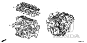 10002-5EB-E00 Cylinder Head Honda BRV