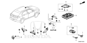 38387-TZ5-A01 Interior LF Antenna