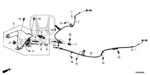 47105-TG4-T01ZA Hand Brake Lever