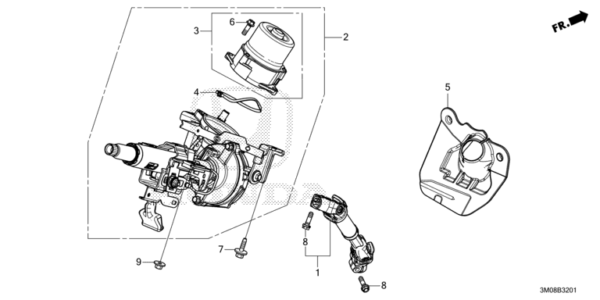 53213-3M0-J01 Steering Shaft