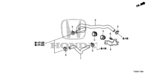 79721-TE9-K00 Heater Pipe