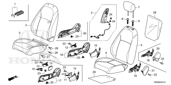 Driver's Seat-Back Cover