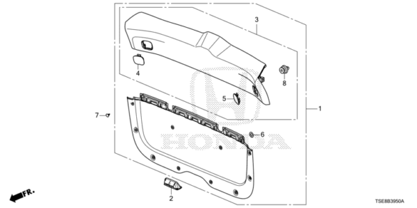 LINING TAILGATE LOWER
