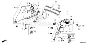 Rear Side Trim Panel
